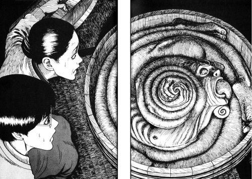 Uzumaki Junji Ito spiral human father creepy